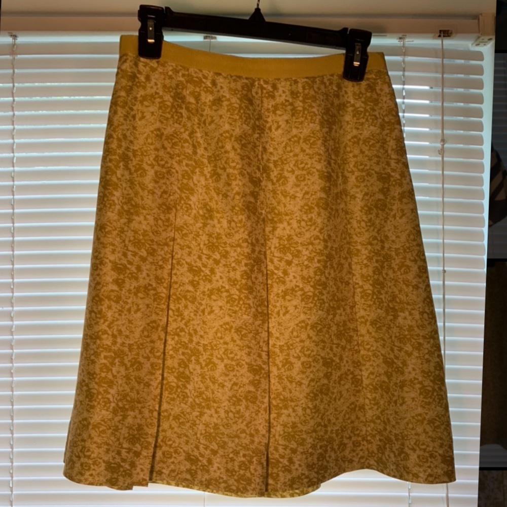 Banana Republic Pleated Silk Skirt Size 0